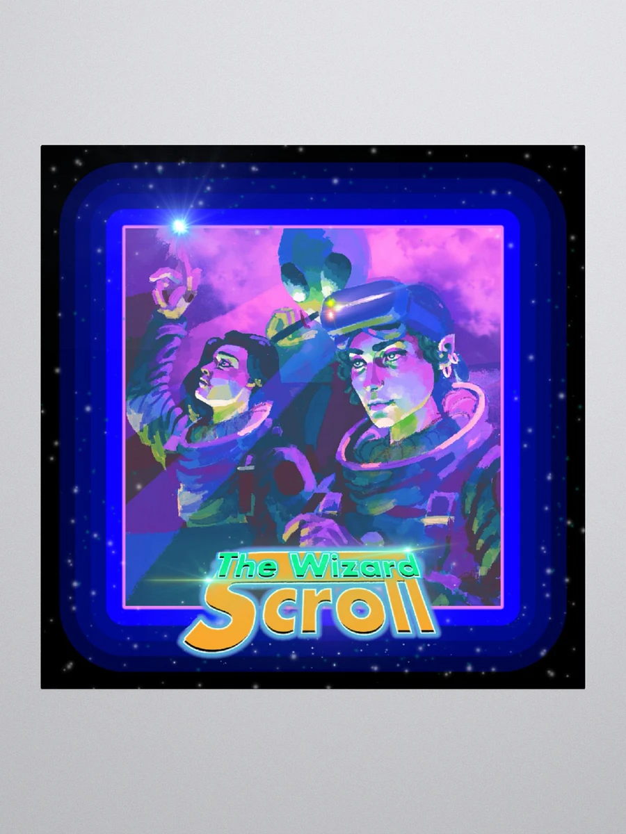 Wizard Scroll IN SPACE Sticker product image (2)