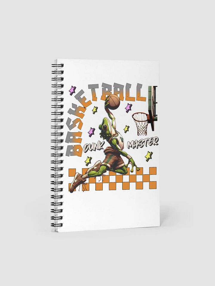 Basketball Dunk Master Frog Spiral Notebook product image (1)