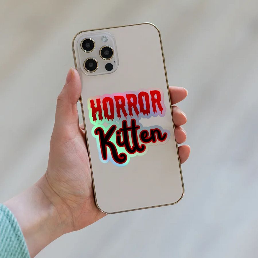 Horror Kitten Holographic Sticker product image (8)