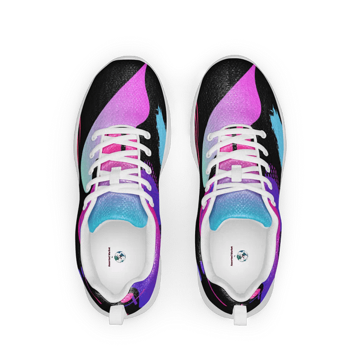 90's Pattern Vibrant Stride Men's Sneakers product image (1)
