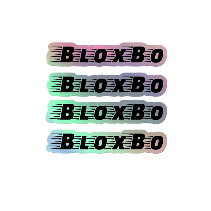 Bloxbo Holographic Sticker Set product image (2)