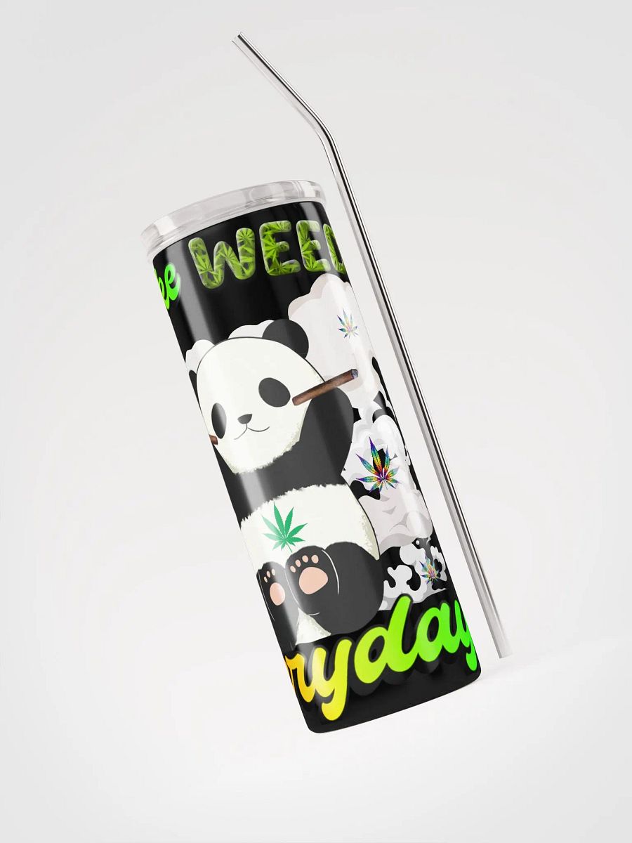 Smoke Weed Everyday Tumbler w/ Straw product image (3)