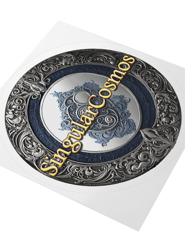Singular Cosmos White Kiss Cut Sticker product image (2)