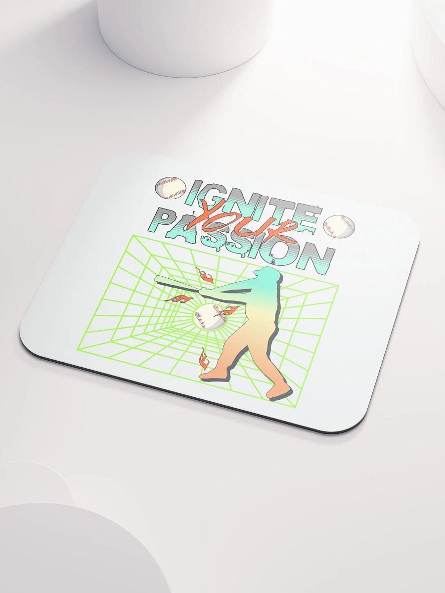Ignite Your Passion Baseball Mouse Pad product image (5)