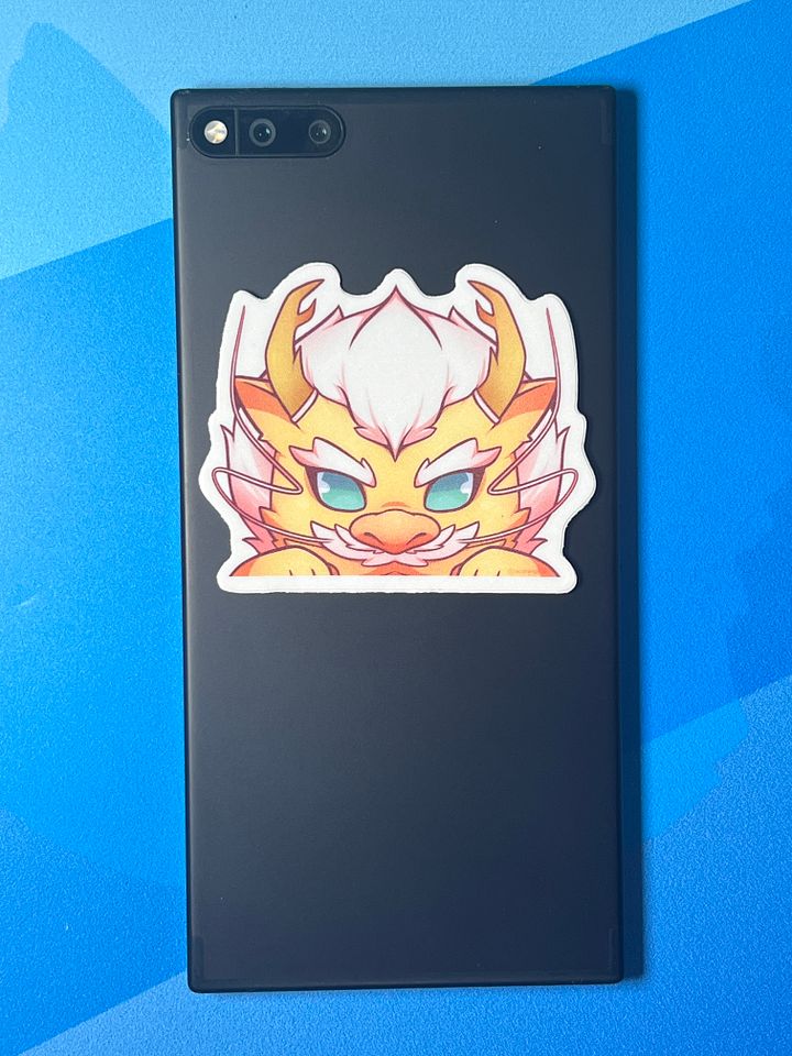 Four Symbols - Center Beast Yellow Dragon - Baby Peeker Sticker product image (2)