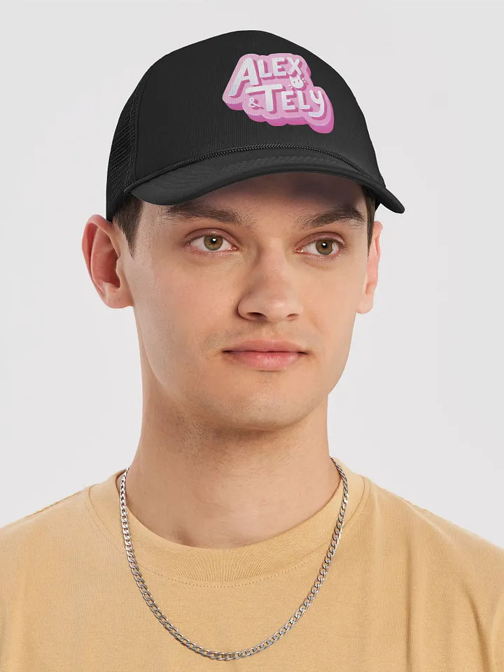 Alex & Tely Pink Logo Trucker Hat product image (1)