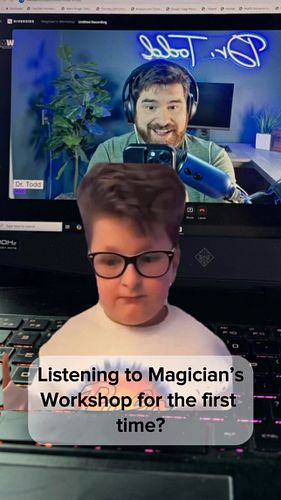 “Surprisingly good!” #magician #magic #podcast #fyp #magiciansworkshop #magicshow #magicians