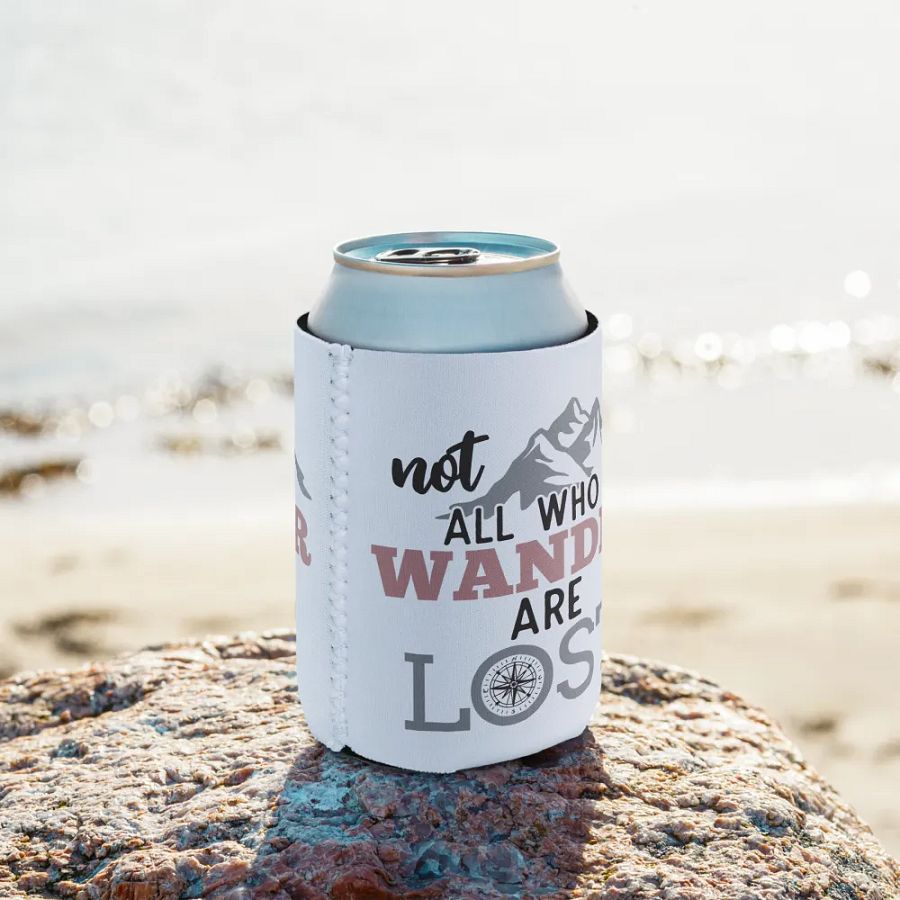 Not All Who Wander Are Lost Can Cooler product image (10)