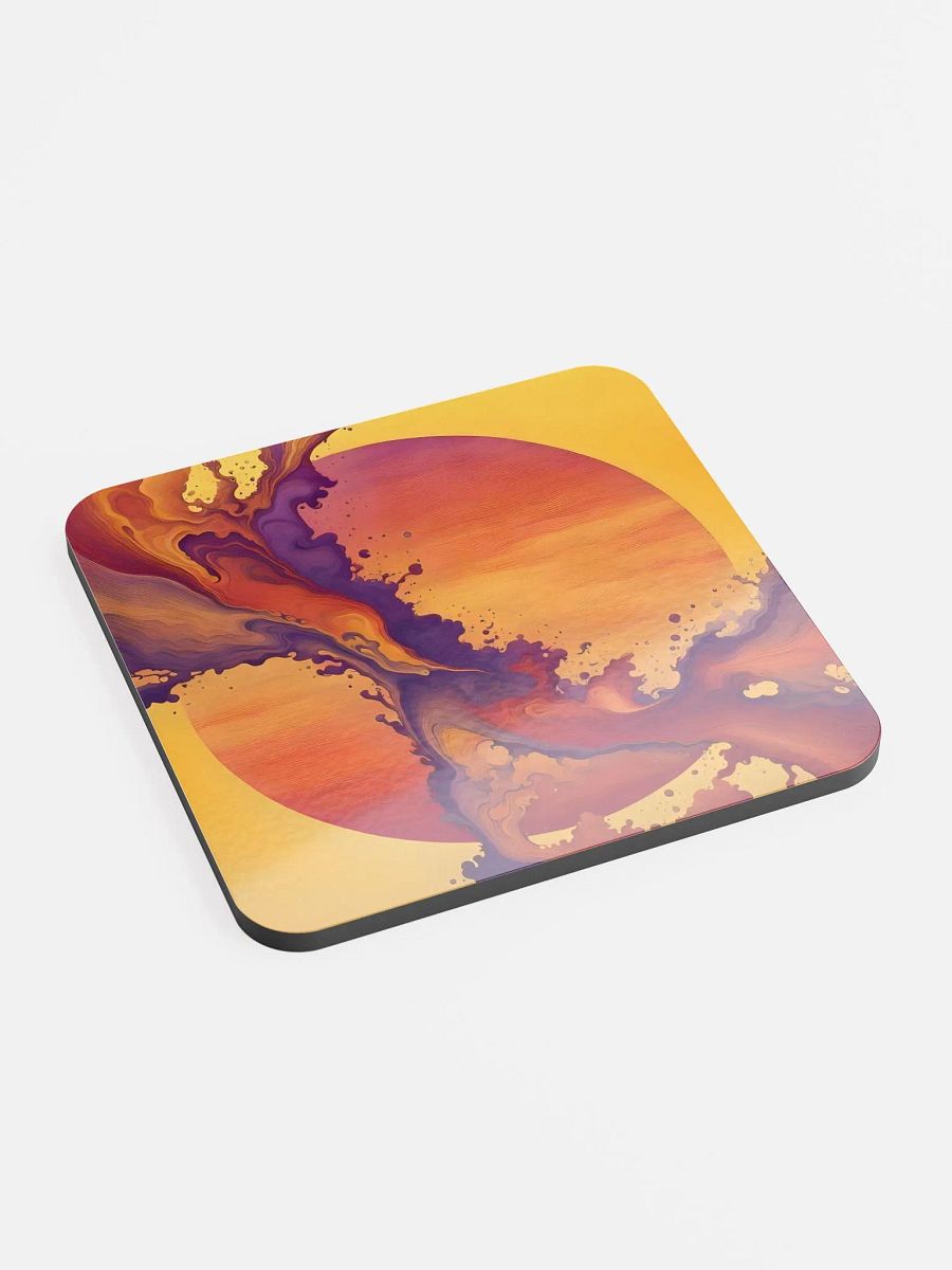 Sunset Inferno Dutch Pour Coaster product image (2)