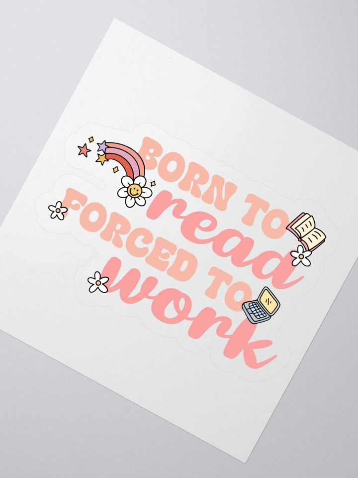 Born to Read Sticker product image (2)