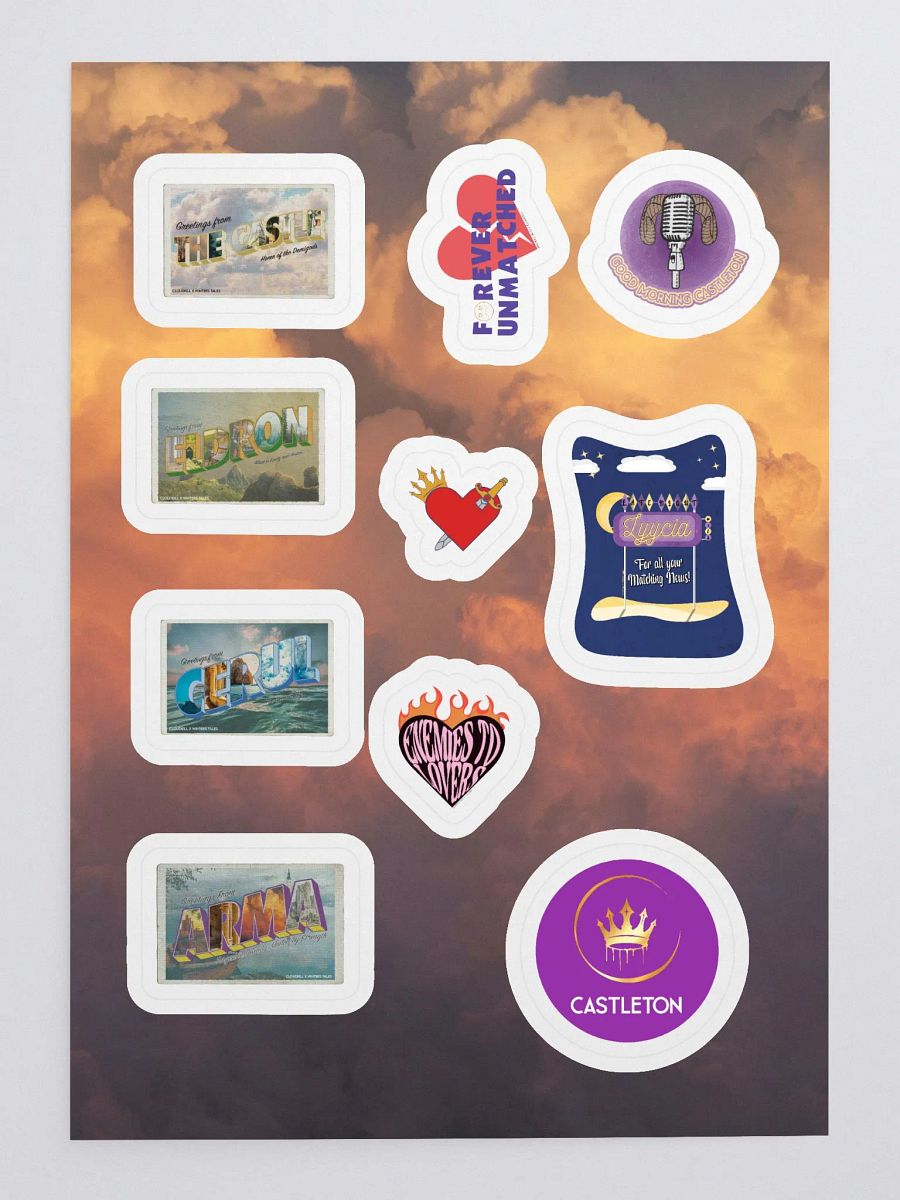 Castleton Sticker Sheet product image (3)