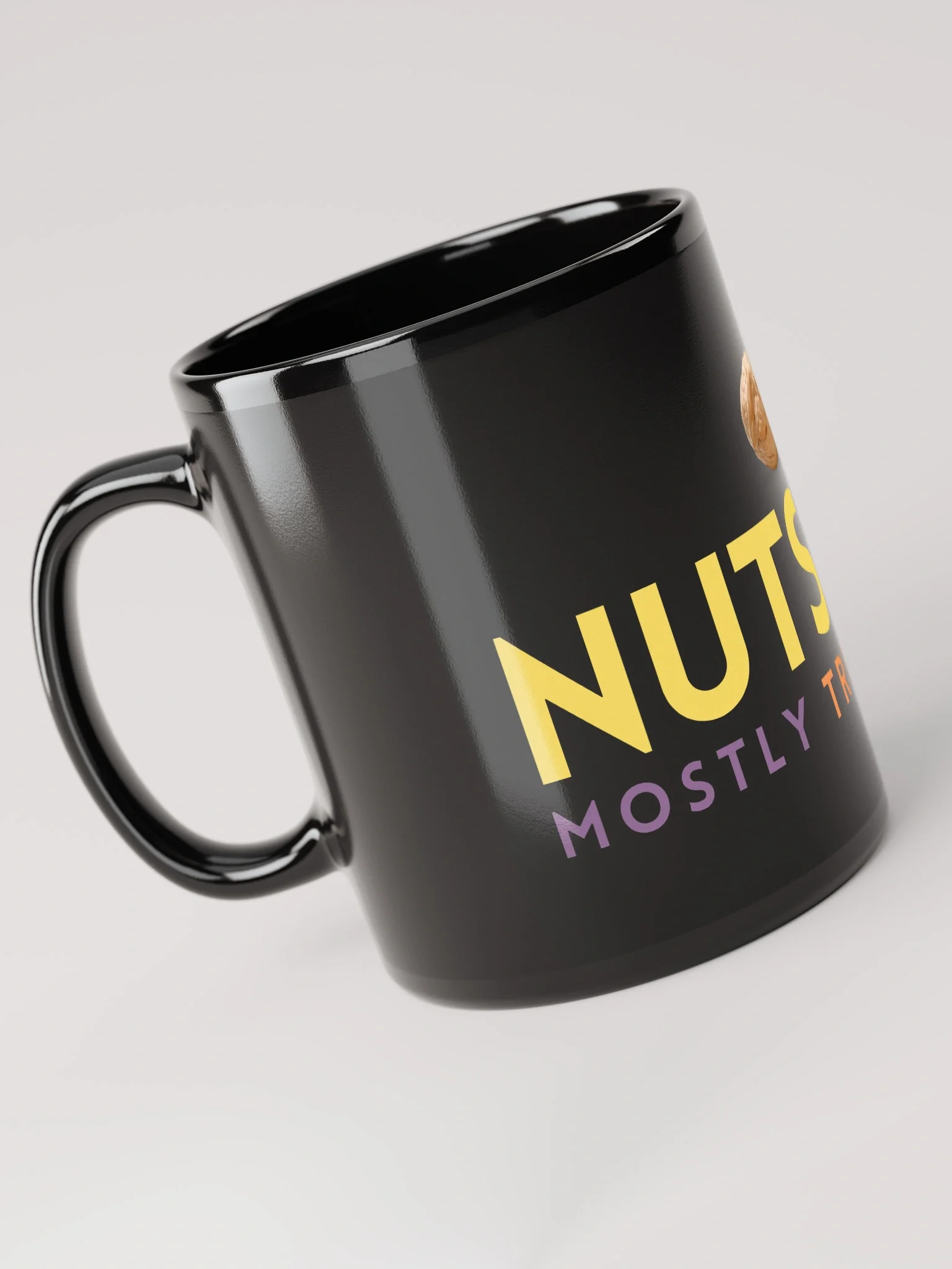 In a Nutshell Storytelling Black Mug product image (5)