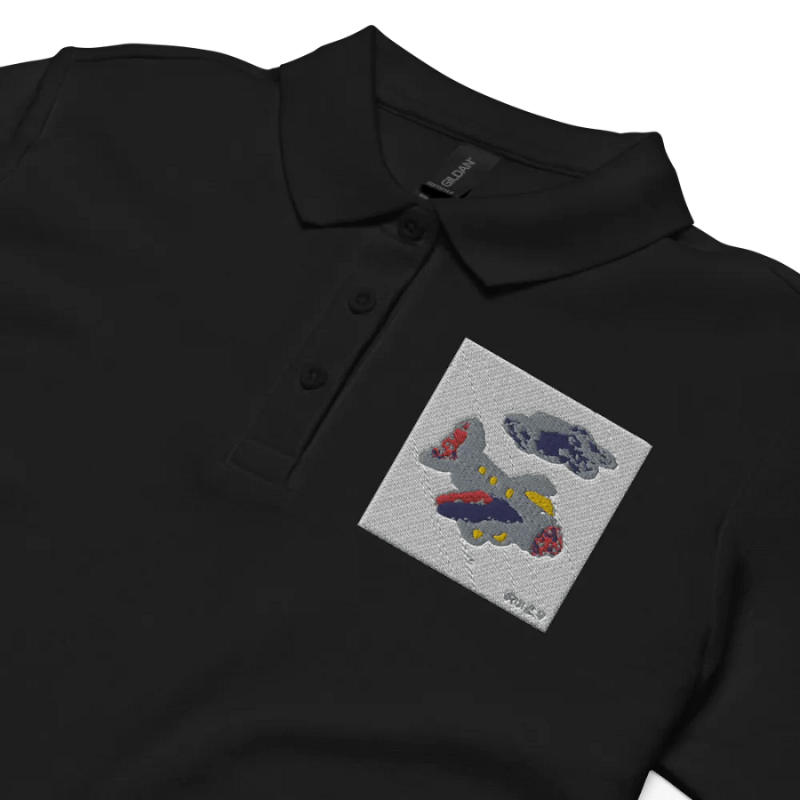 Kid Airplane (Gildan Women's Pique Polo Shirt) product image (2)