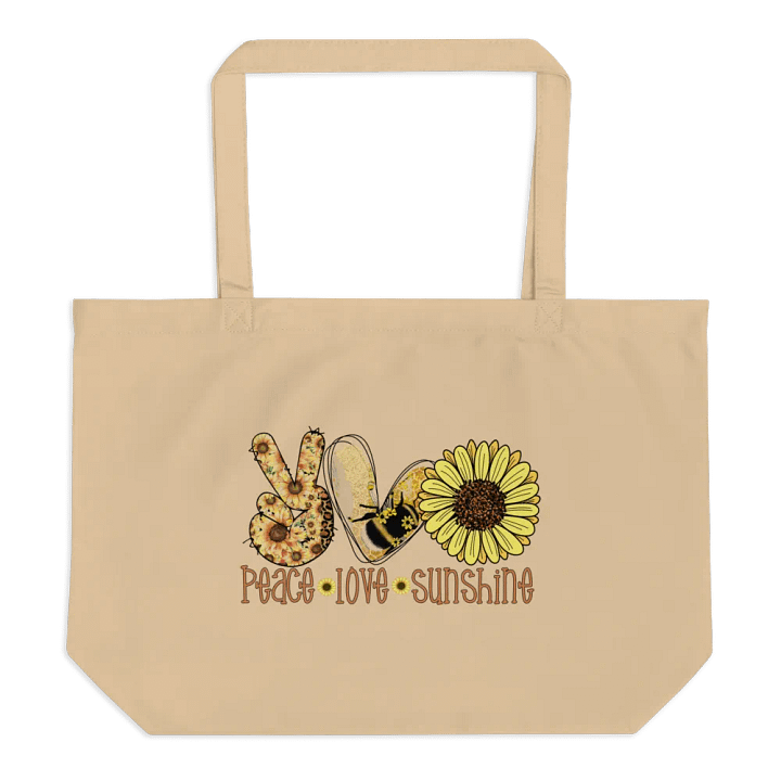 Peace Love Sunshine Tote product image (1)