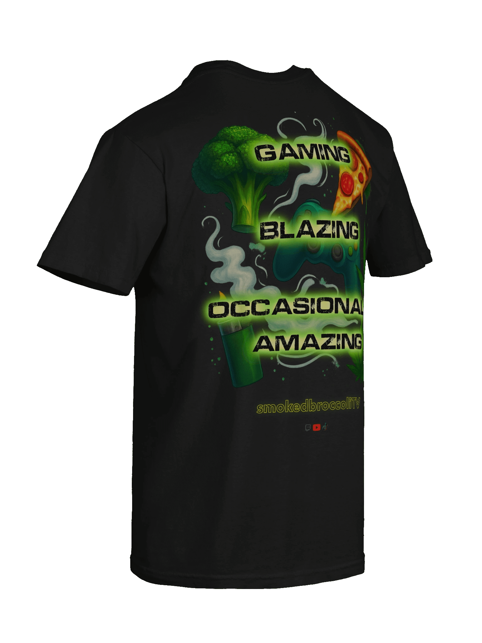gaming blazing occasionally amazing tee product image (57)