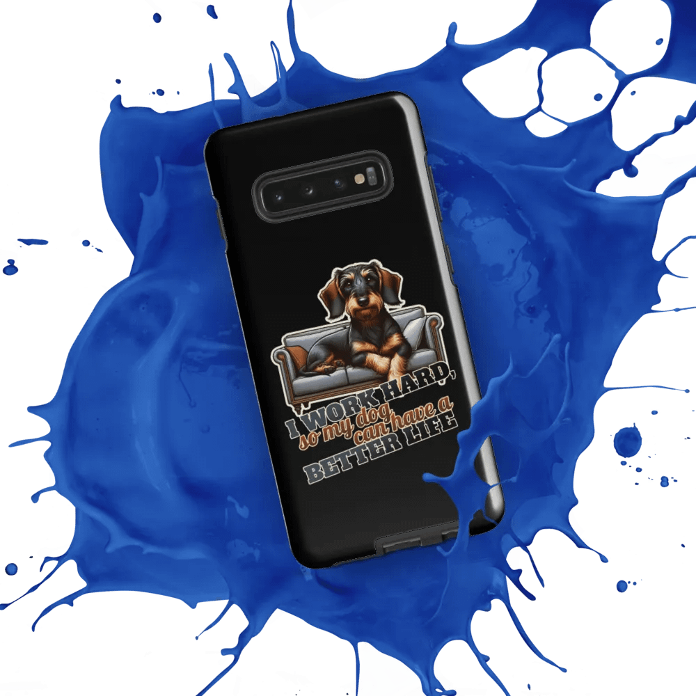 Work Hard – Dachshund - Samsung Tough Case product image (7)