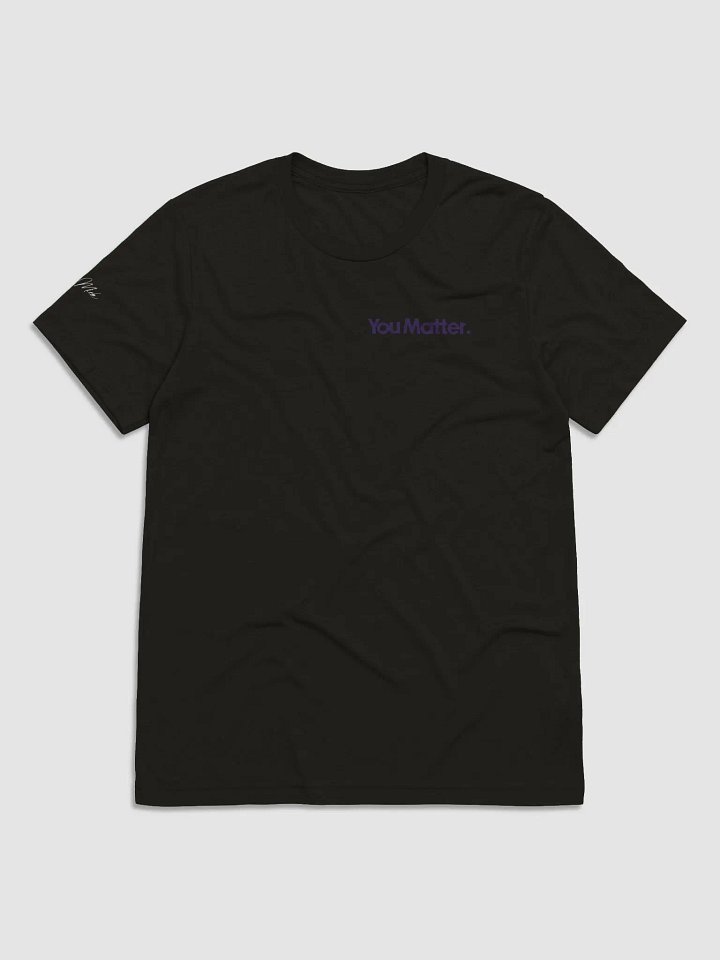 You Matter Simple Tee (Black) product image (1)