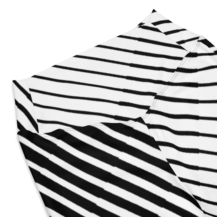 Monochrome Flare Stripes Leggings product image (6)