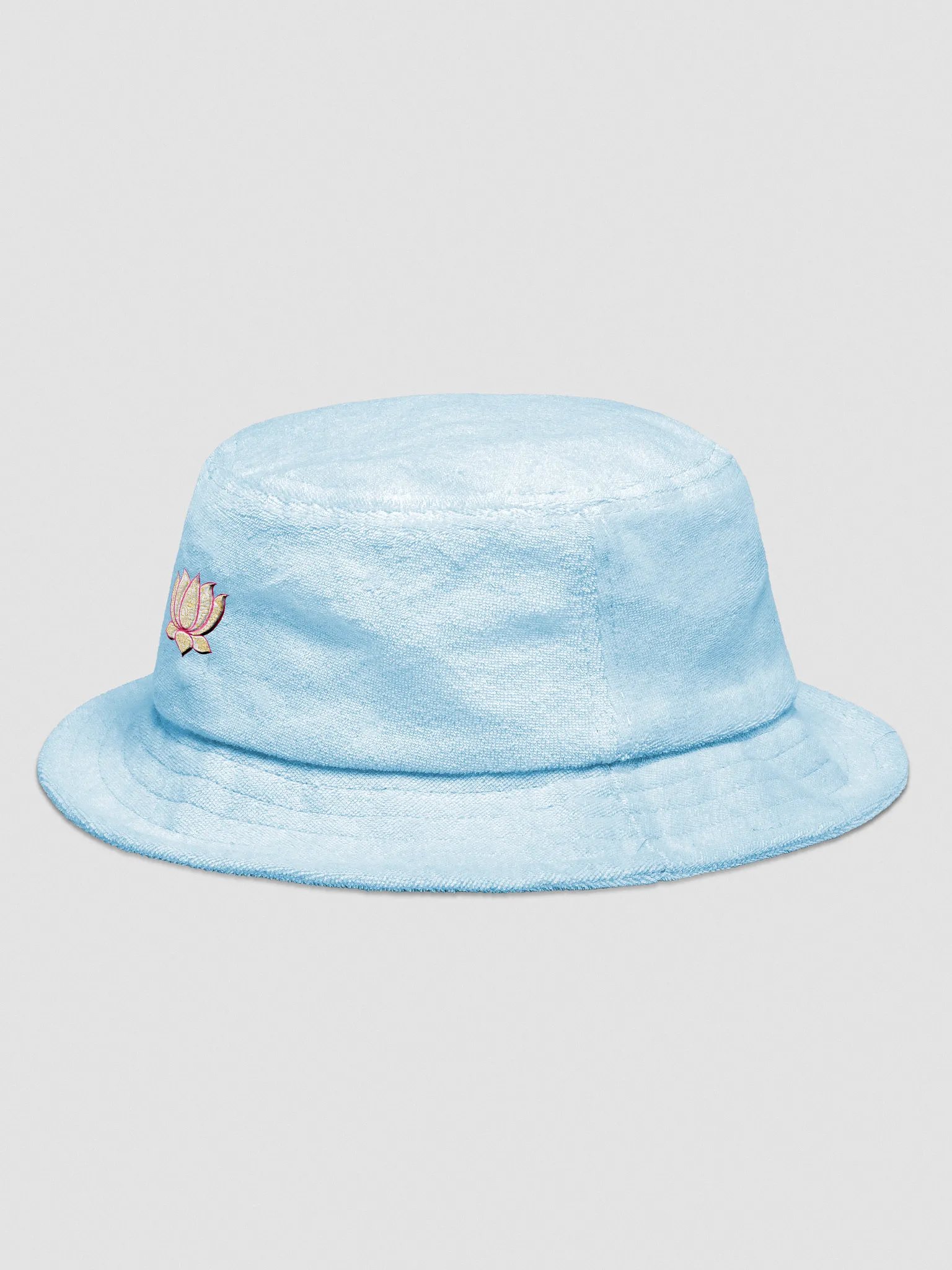 Golden Lotus Terry Cloth Bucket Hat product image (2)