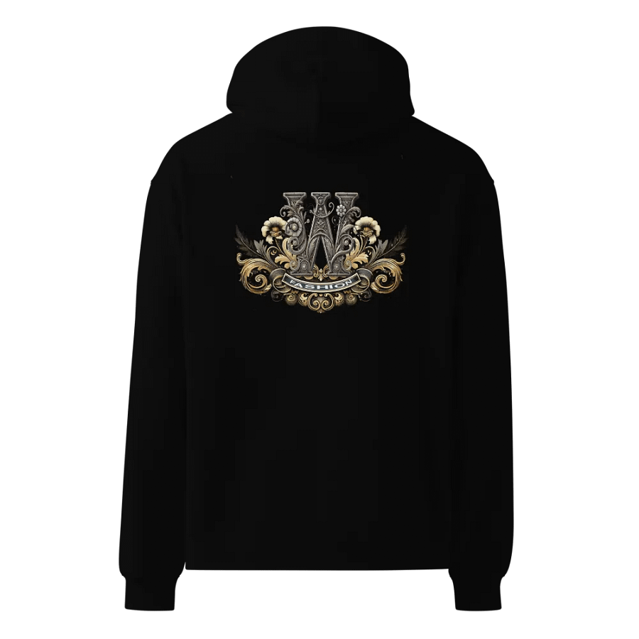 Vintage Floral Letter W Premium Hoodie product image (3)