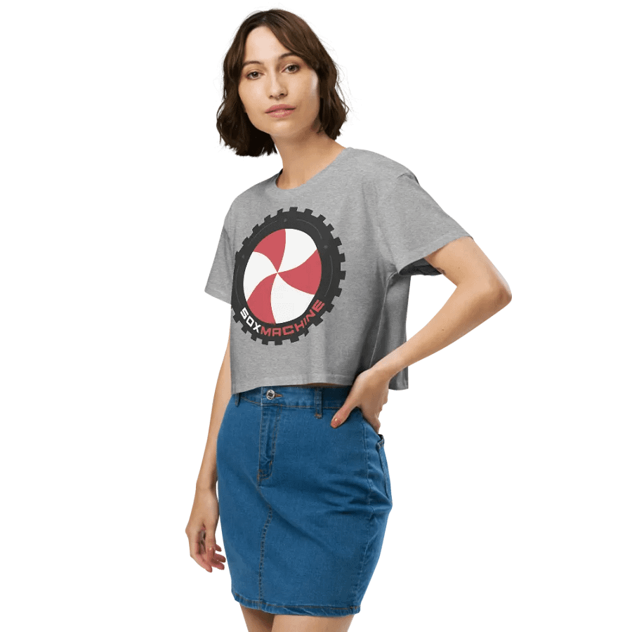 Sox Machine Pinwheel Women's Crop Top product image (8)