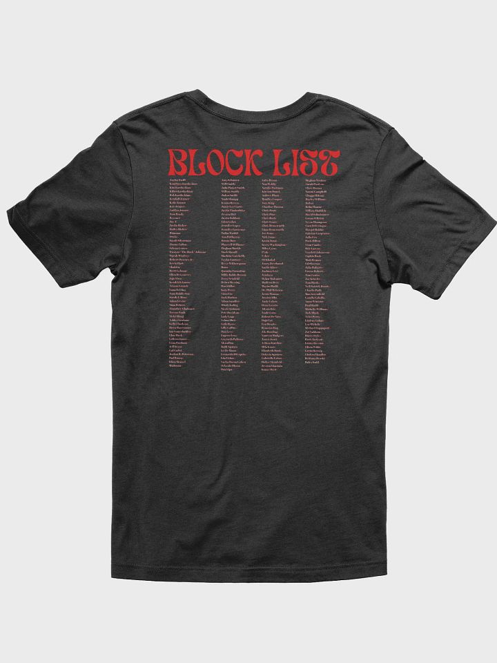 block list 2024 t-shirt (dark) product image (2)