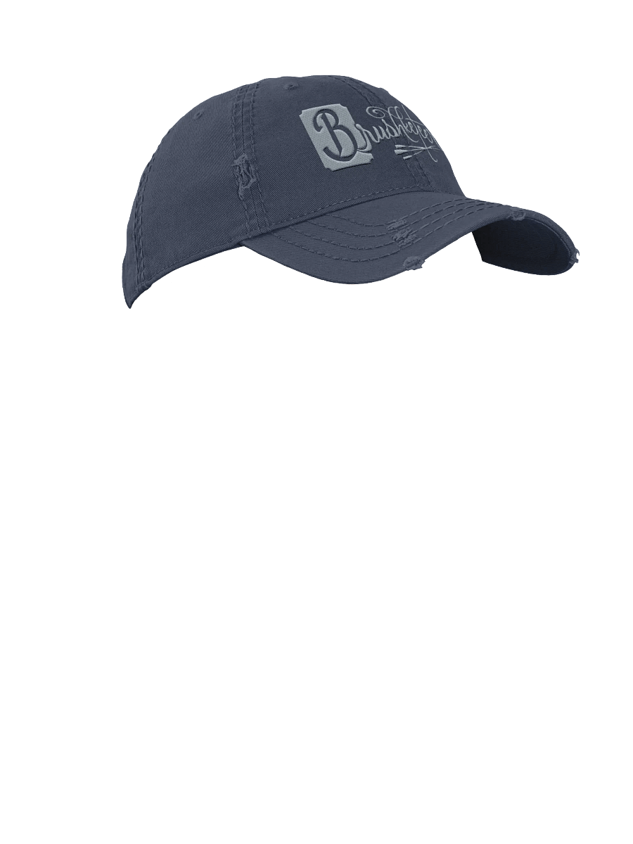 Distressed Dad Hat - Brushketeer - blue/grey product image (7)