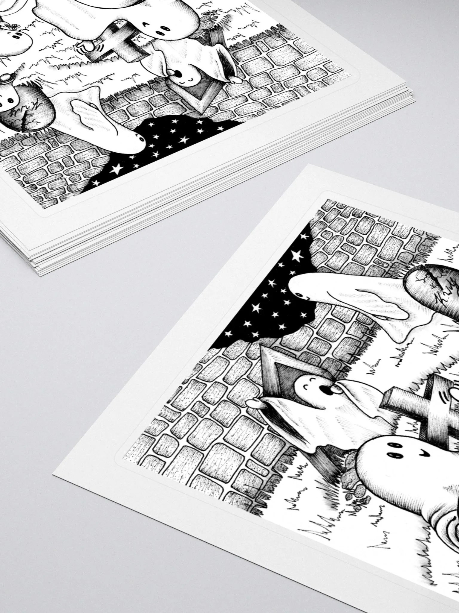 Graveyard Wake Up Stickers product image (4)