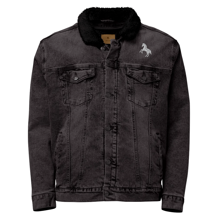 ILES YAURENT © Giacca grigio siderale in cotone con motivo ricamato product image (1)
