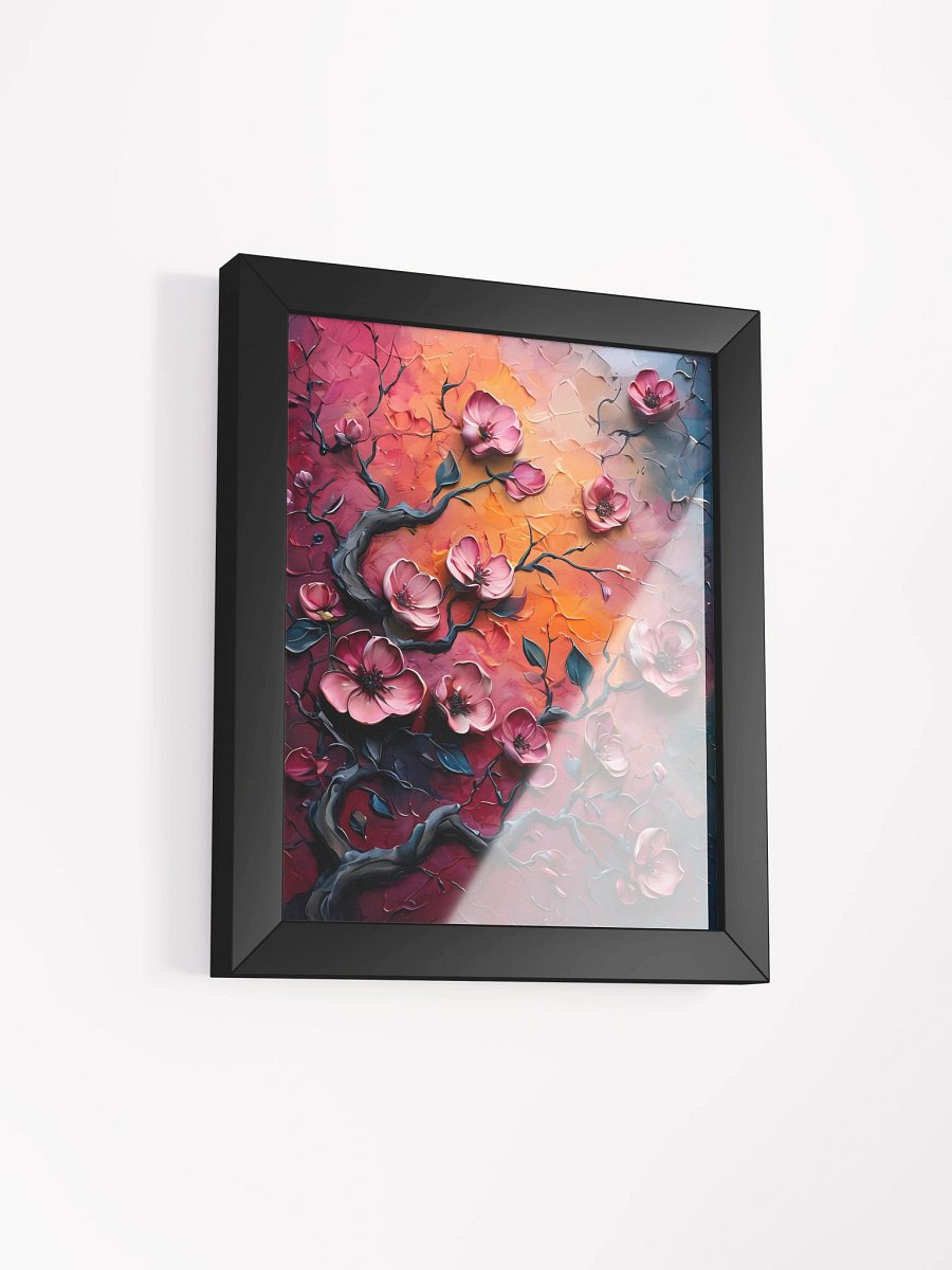 Impasto Blossoms Framed Poster product image (3)