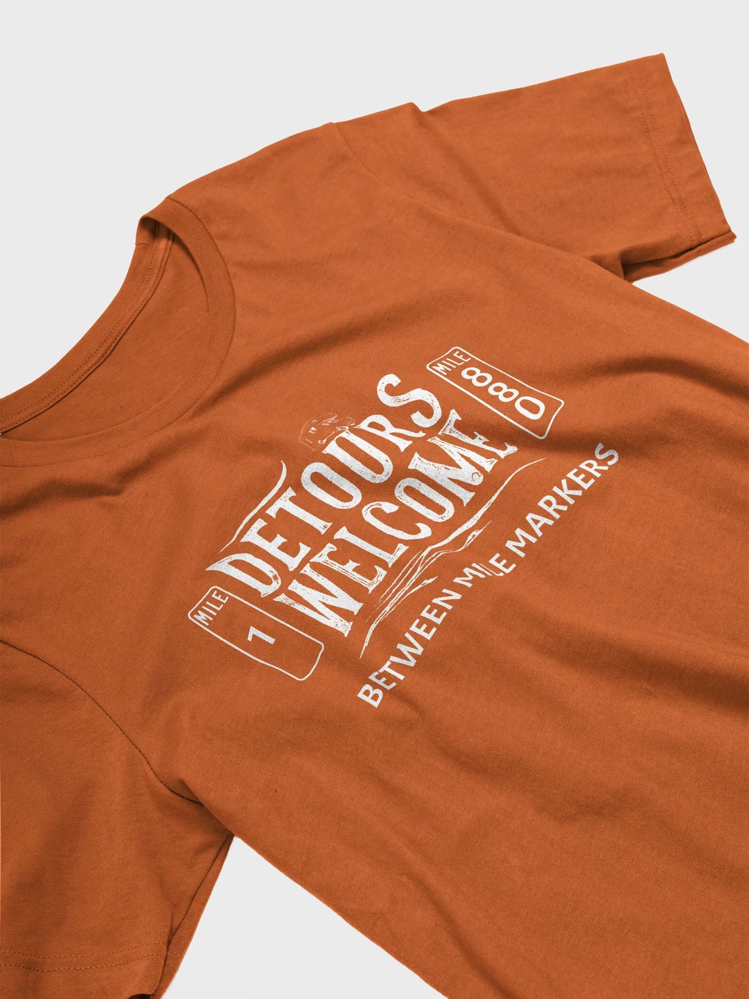 Unisex Short Sleeve Tee - Detours Welcome in White product image (31)