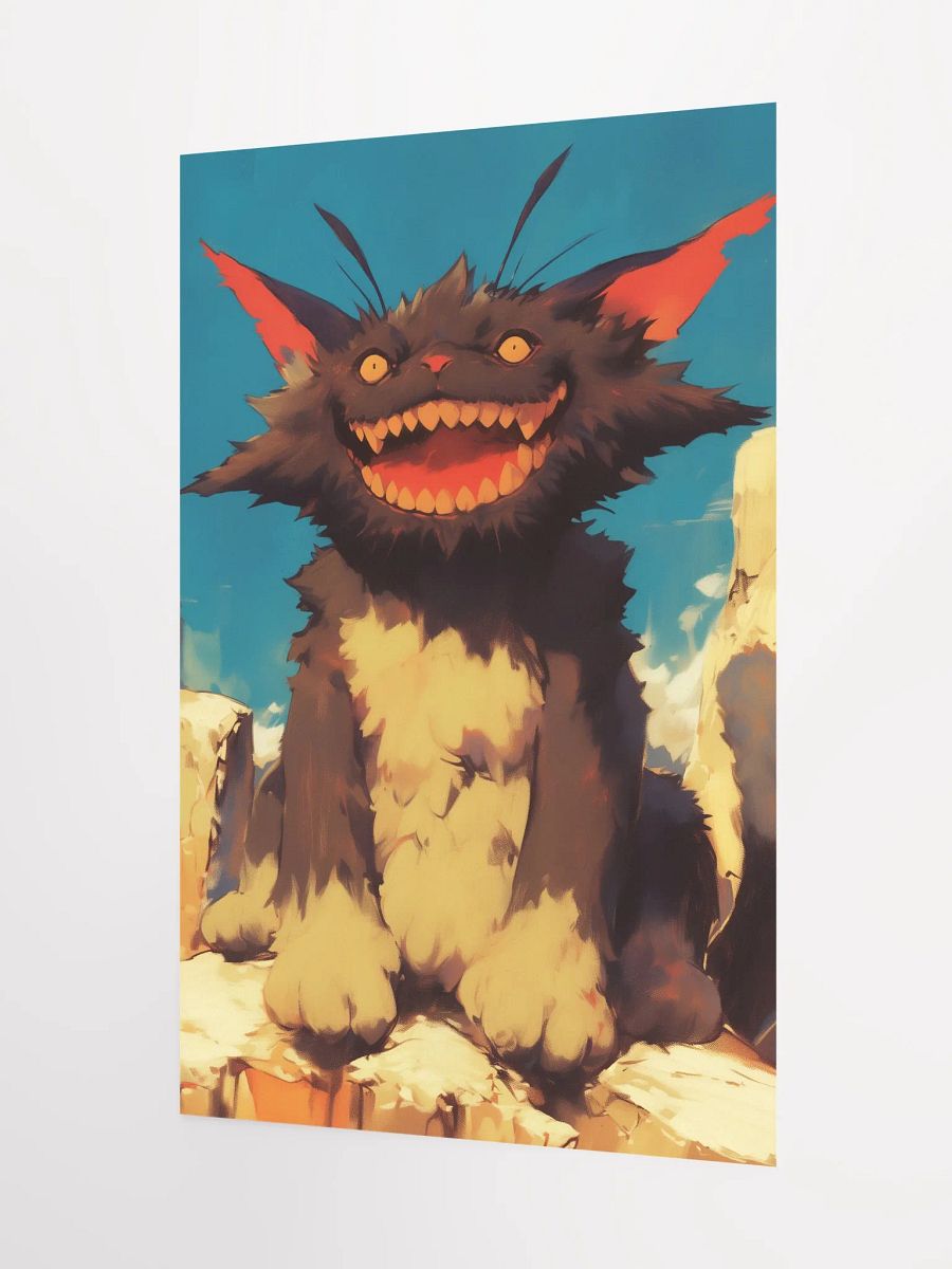 Grinning Cat Matte Poster product image (3)