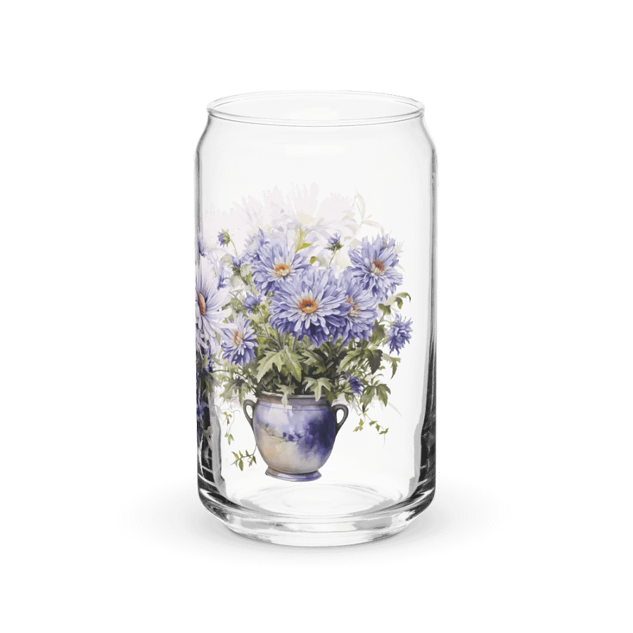 Daisy Delight Glass Can Sipper product image (3)