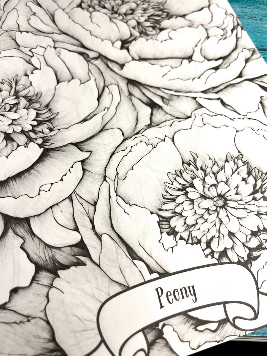 Flower Garden Coloring book by JC product image (3)