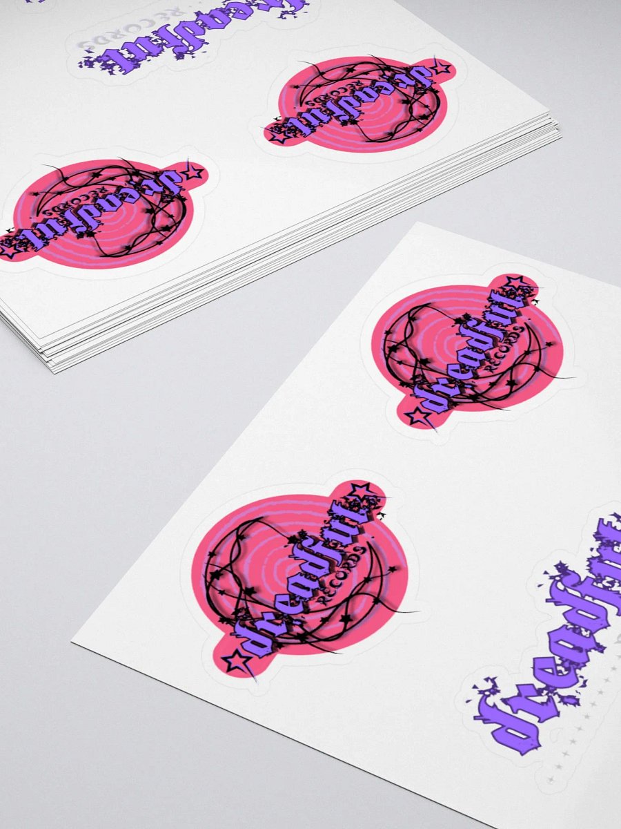 Dreadful Records logo stickers product image (11)