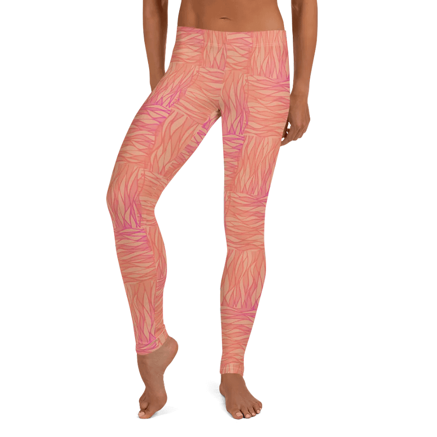 Peach All-Over Print Leggings product image (10)