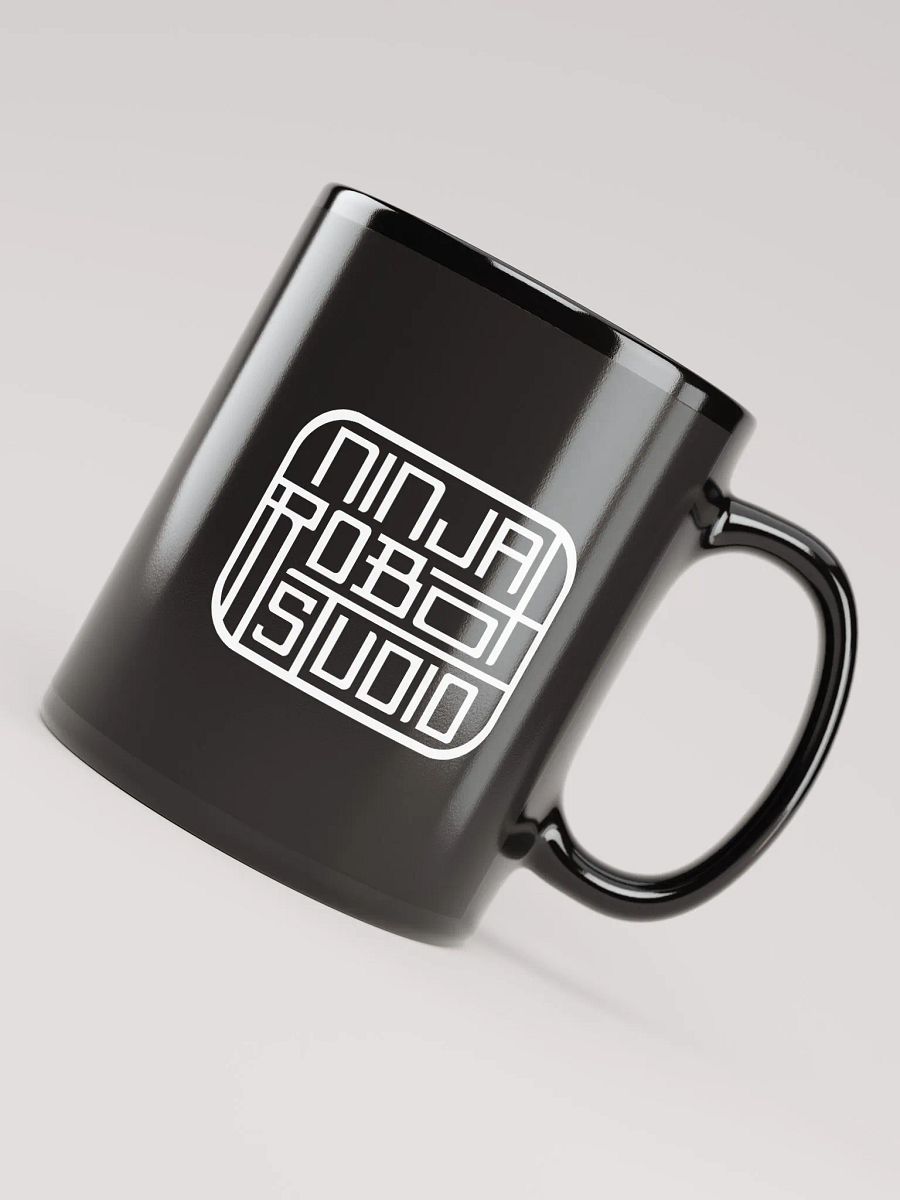 Ninja Robot Black Coffee Mug product image (8)