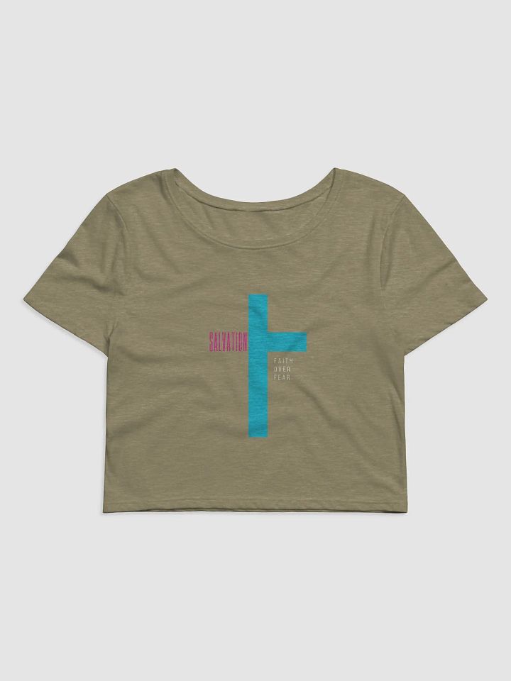 SALVATION: Women's Crop Tee (Faith Over Fear) product image (1)