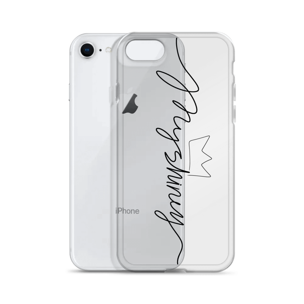 MySHINEy Clear iPhone Case (Black Ver.) product image (2)