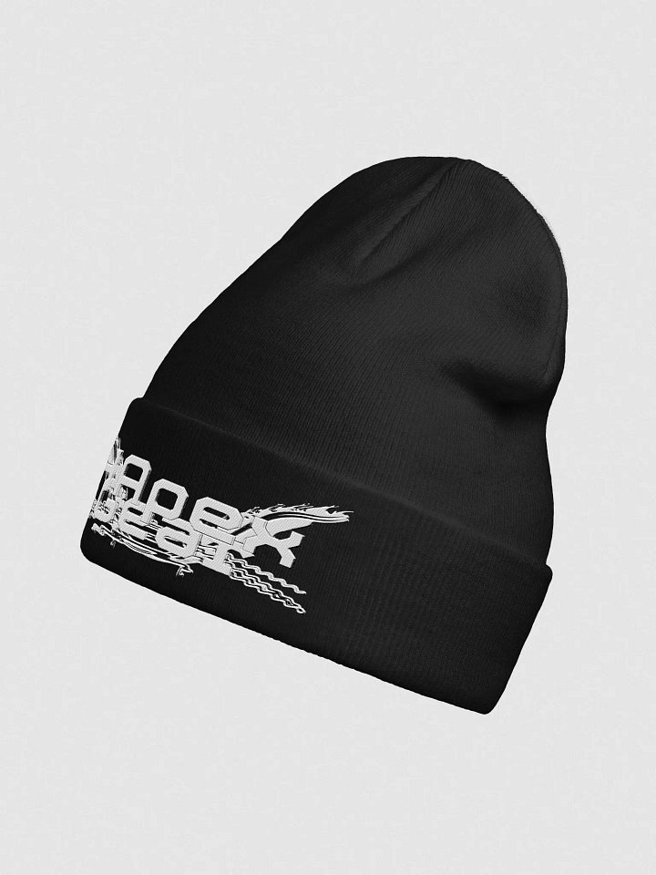 HApex Gear Black Embroidery Otto Knit Beanie product image (2)
