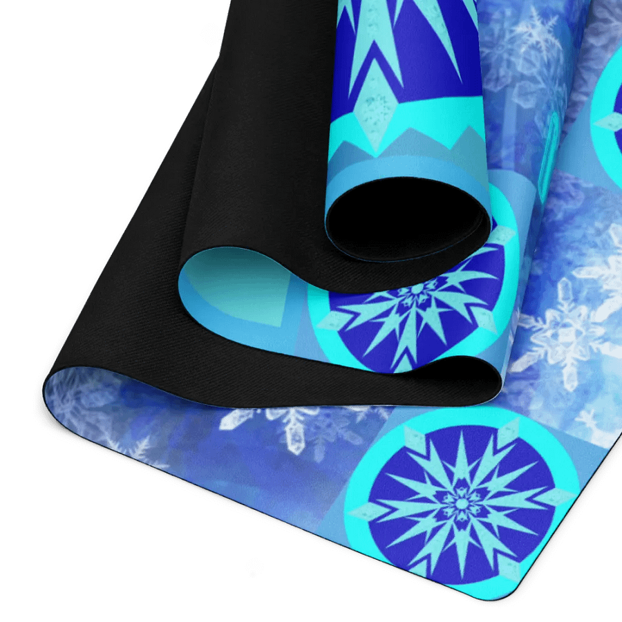 snowflake yoga mat product image (2)