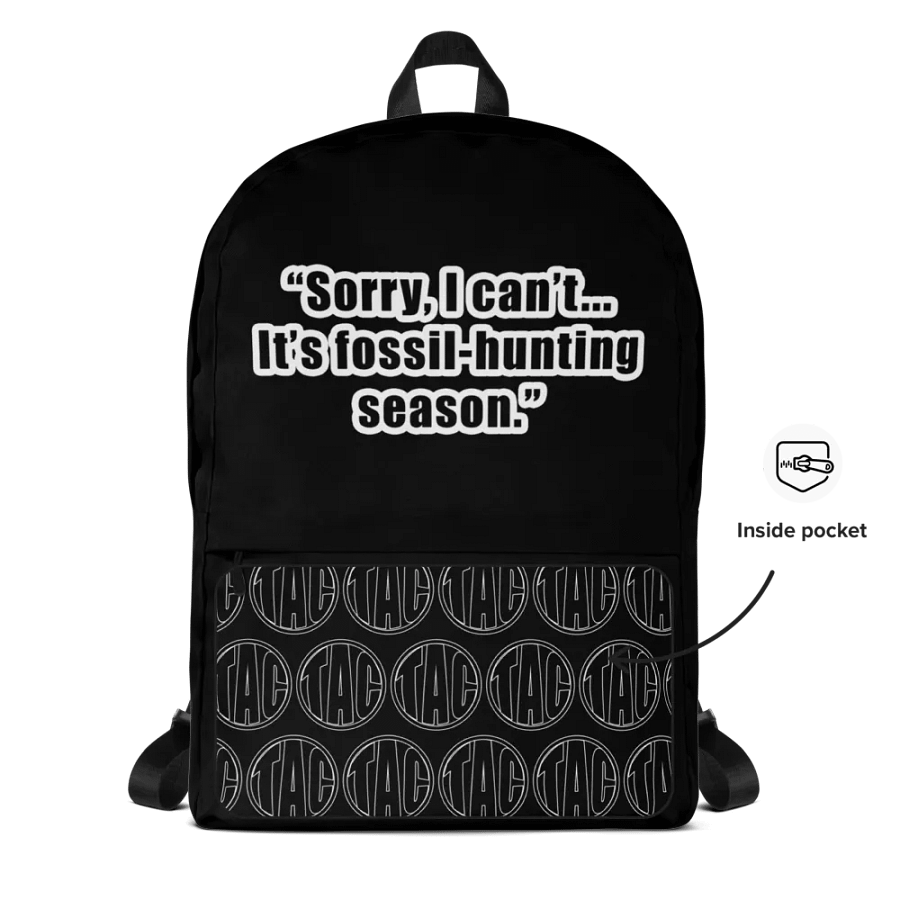 Fossil Hunting Season Backpack! product image (10)