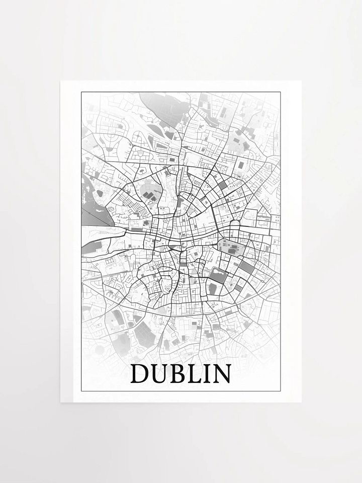 Dublin, Éire, city map print product image (5)