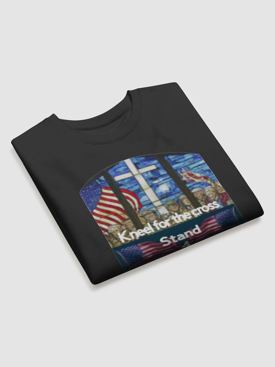 Stand4theCross Kneel4Veteran families support sweatshirt product image (3)