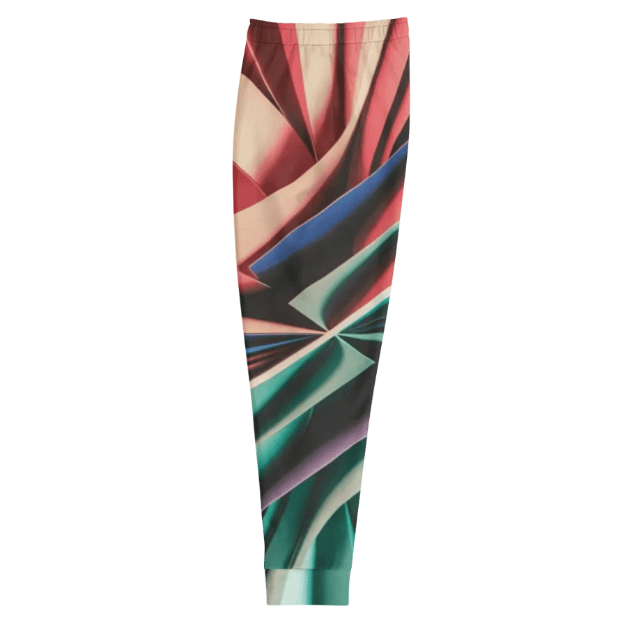 Abstract Geometric Recycled Men's Joggers in Vibrant Colors (XS-3XL) product image (7)
