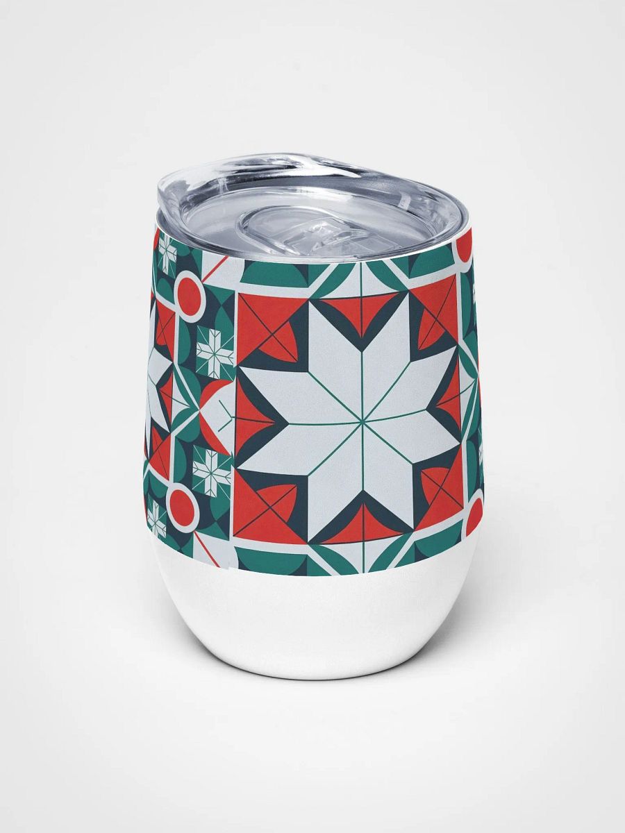 Kaleidoscope patterned Wine Tumbler product image (5)