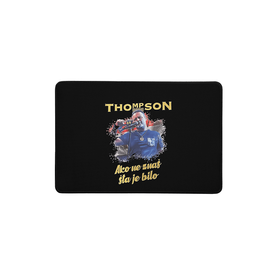Thompson Ako Ne Znaš Šta Je Bilo Golden Flag Desk Mat product image (1)