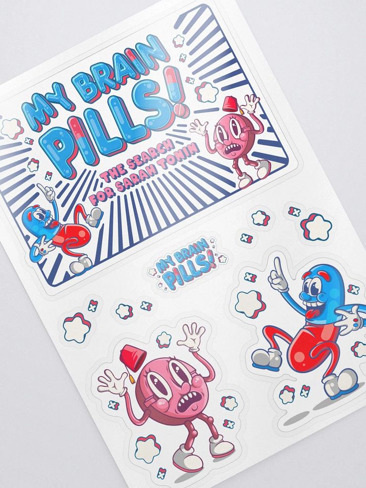My Brain Pills! Stickers (Sheet 2) product image (2)