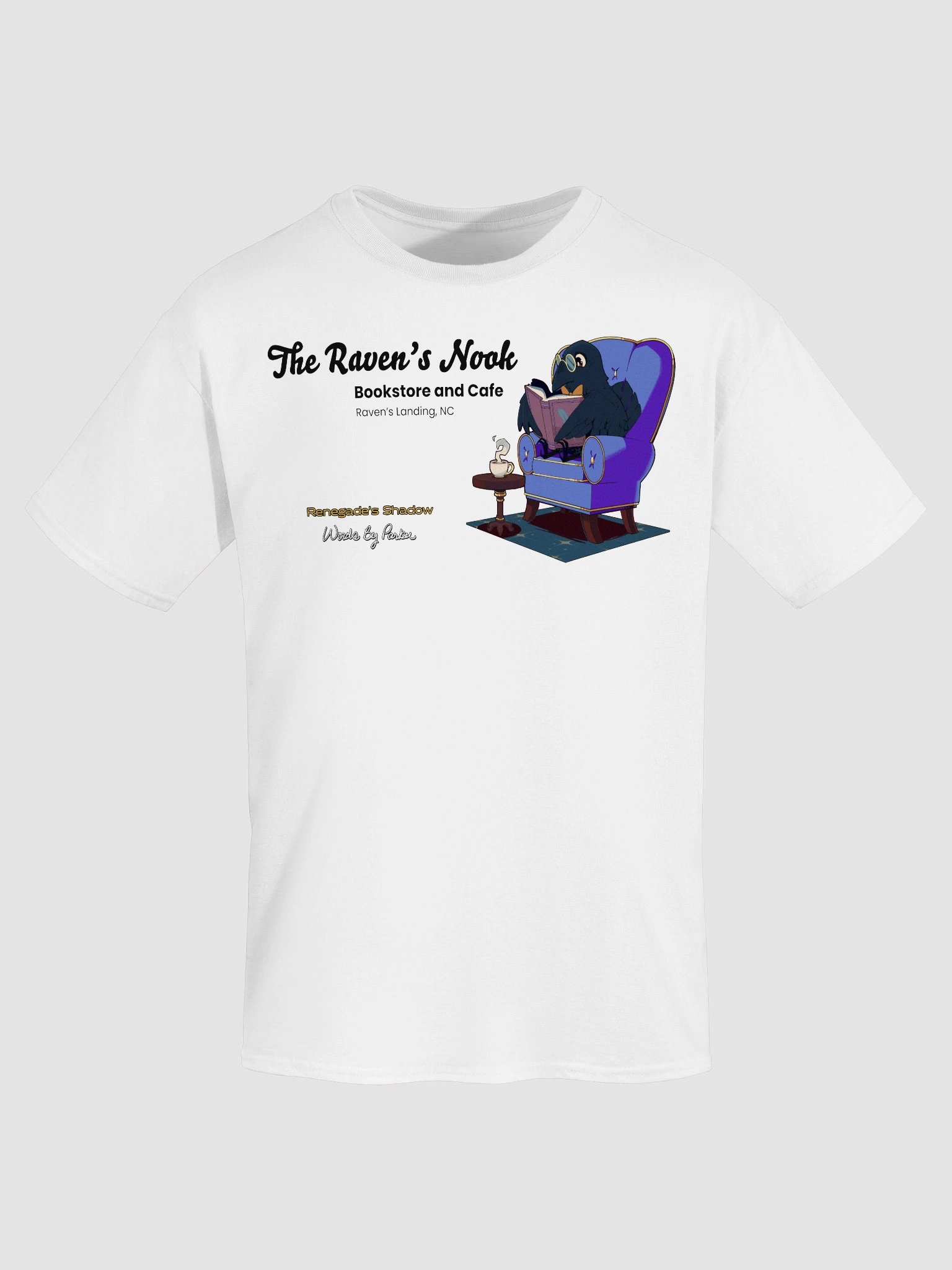 The Raven's Nook T-shirt (heavyweight) product image (3)