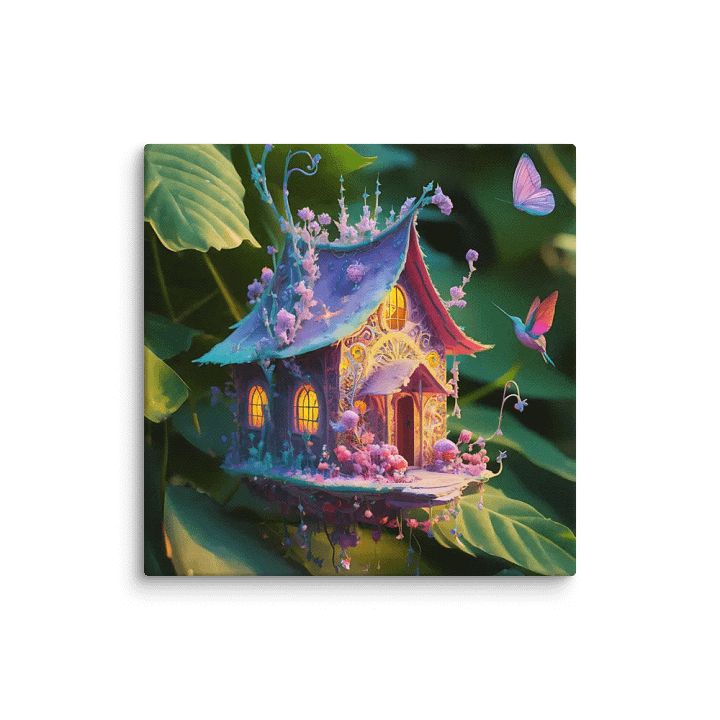 Watercolour Fairy House Art - v1 product image (1)